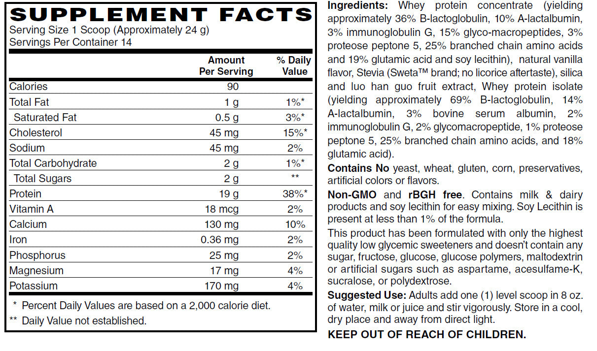 Whey Protein Vanilla